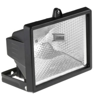 RS PRO 400W Halogen Floodlight with 1 LED, Die Cast Aluminium Housing, IP44, 240V AC IP44