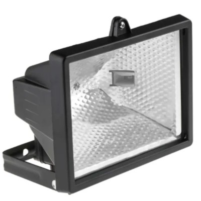 RS PRO 400W Halogen Floodlight with 1 LED, Die Cast Aluminium Housing, IP44, 240V AC IP44