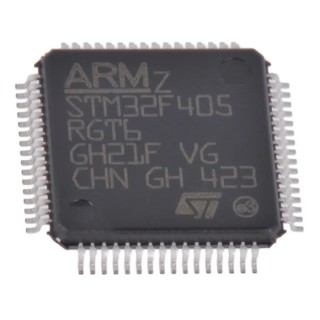 STMicroelectronics STM32F4 Series 32-Bit ARM Cortex-M4 Microcontroller 168 MHz, 1.024MB FLASH, 64-Pin LQFP STM32F405RGT6TR