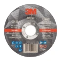 3M Silver Aluminium Oxide Abrasive Wheel 115 mm Diameter x 2.5 mm Thickness Fine Grade 36+ Grit 25 Per Pack 51800