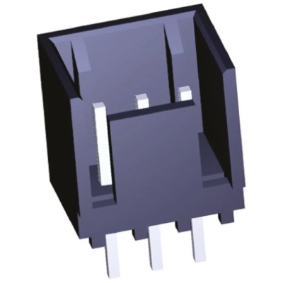 TE Connectivity MTA-100 Series Straight Through Hole PCB Header, 3 Contact(s), 2.54 mm Pitch, 1 Row, Shrouded 2-644861-3