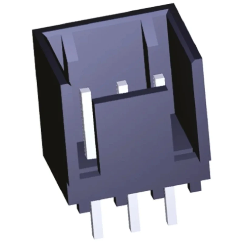 TE Connectivity MTA-100 Series Straight Through Hole PCB Header, 3 Contact(s), 2.54 mm Pitch, 1 Row, Shrouded 2-644861-3