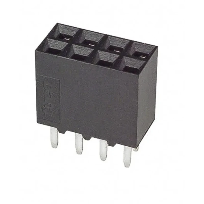 TE Connectivity AMPMODU MOD II Series Straight Through Hole PCB Socket, 6-Contact, 2 Row, 2.54 mm Pitch, 12A 5-534206-3