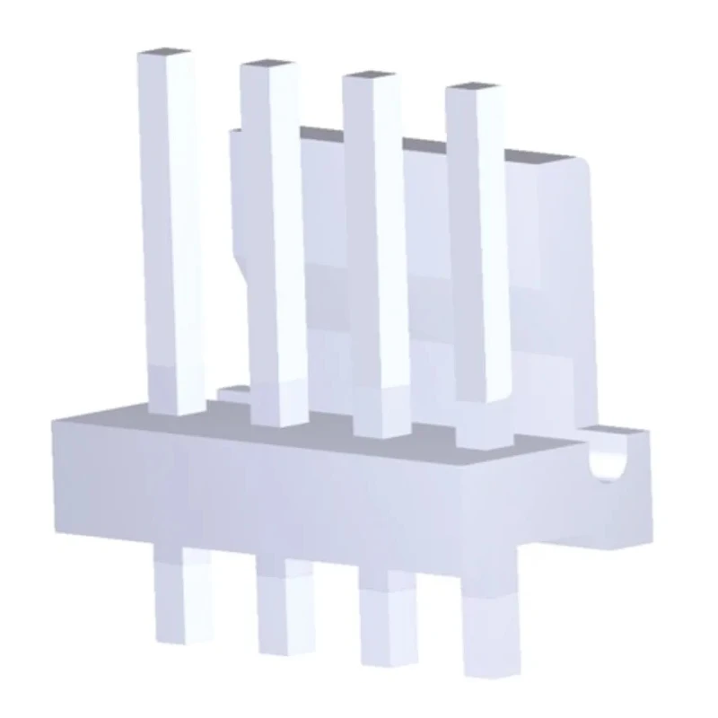 TE Connectivity MTA-156 Series Straight Through Hole Pin Header 4 Contacts 3.96mm Pitch 1 Row Unshrouded 644752-4