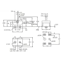 C & K Micro Mini Detector Switch SPST 1mA Silver over Nickel Plated Phosphor Bronze HDT0001