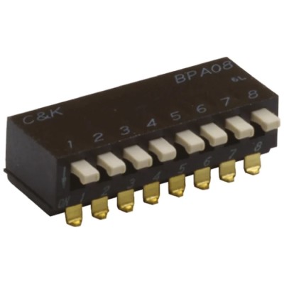 C & K Rotary Coded DIP Switch Surface Mount Side Actuated BPA04SBR