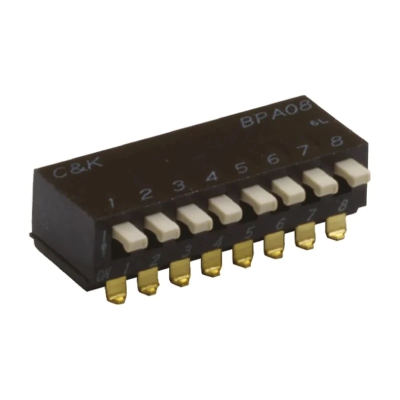 C & K Rotary Coded DIP Switch Surface Mount Side Actuated BPA04SBR
