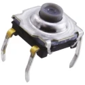 C & K IP60 Yellow Tactile Switch 7.4 mm SPST 10mA 32V dc Through Hole KSA0M431LFT