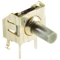 C & K IP60 Black Tactile Switch Round 6.2 mm, SPST 50mA 32V dc, Through Hole KSL0V211LFT