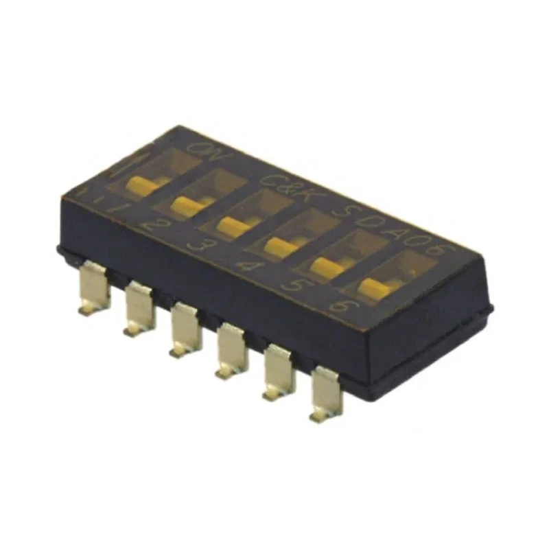 C & K Flush Rotary Coded DIP Switch Surface Mount SDA06H0SB
