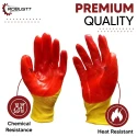 Buy Robustt Yellow/Orange Anti-Cut Hand Gloves (10-Pack) Online