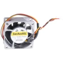 Sanyo Denki San Ace 9LG Series Axial Fan 12V DC 2.04W 47 m³/h 6150 RPM Ball Bearing Square Frame 60mm 9LG0612P4H001