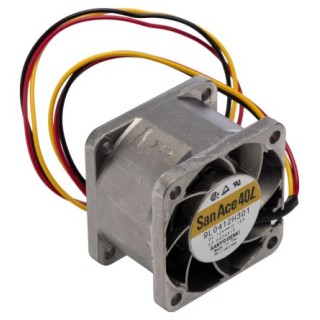 Sanyo Denki San Ace 9L Series High Air Flow Axial Fan 12V DC 1.8W 150mA 8400 RPM 40 mm Square Frame 9L0412H301