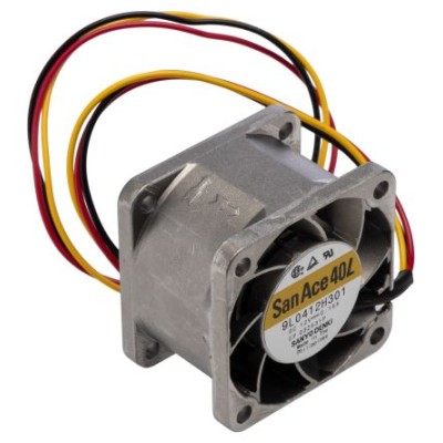 Sanyo Denki San Ace 9L Series High Air Flow Axial Fan 12V DC 1.8W 150mA 8400 RPM 40 mm Square Frame 9L0412H301