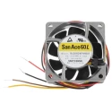 Sanyo Denki San Ace 9LG Series Axial Fan 24V DC 1.92W 6150 RPM 60mm 60mm 25mm 9LG0624P4H001