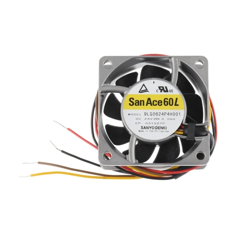 Sanyo Denki San Ace 9LG Series Axial Fan 24V DC 1.92W 6150 RPM 60mm 60mm 25mm 9LG0624P4H001