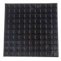RS PRO Square Polyurethane Self-Adhesive Feet 12.7 mm Diameter, 3 mm Thickness 173-5945