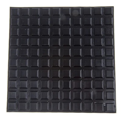 RS PRO Square Polyurethane Self-Adhesive Feet 12.7 mm Diameter, 3 mm Thickness 173-5945