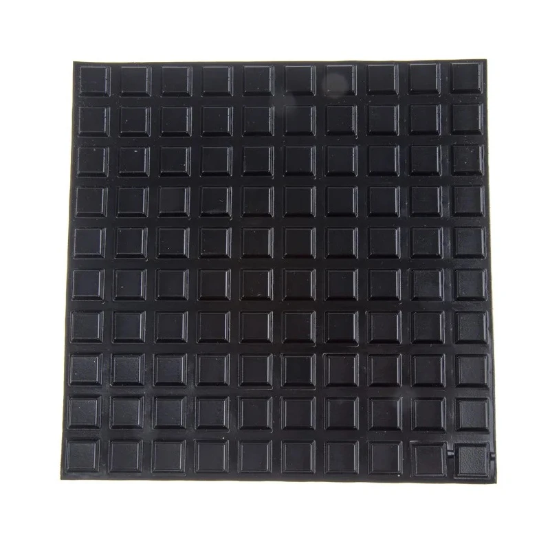 RS PRO Square Polyurethane Self-Adhesive Feet 12.7 mm Diameter, 3 mm Thickness 173-5945