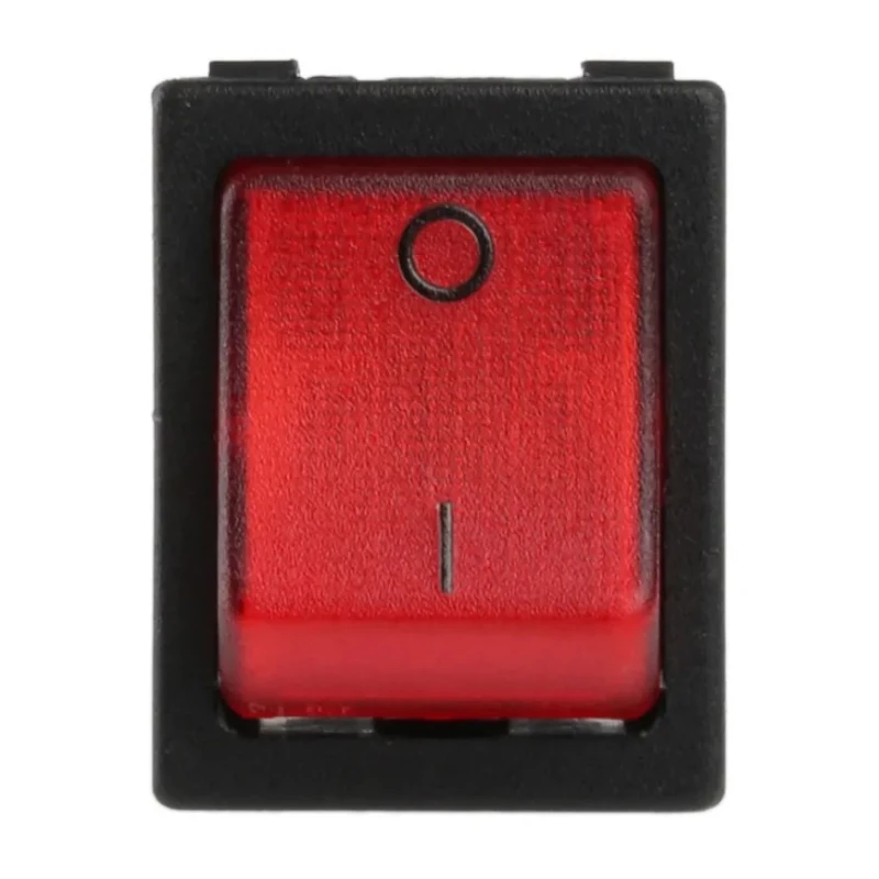 RS PRO Illuminated DPST On-Off On-Off Rocker Switch Panel, Red Actuator, 20A, 250V AC, 32V DC, IP88 IP58 793-2507