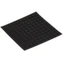 RS PRO Square Polyurethane Self-Adhesive Feet 10.2 mm Diameter 2.5 mm Thickness 173-5944