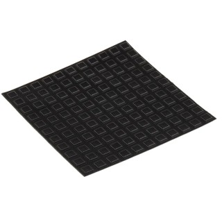 RS PRO Square Polyurethane Self-Adhesive Feet 10.2 mm Diameter 2.5 mm Thickness 173-5944