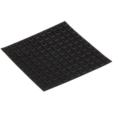 RS PRO Square Polyurethane Self-Adhesive Feet 10.2 mm Diameter 2.5 mm Thickness 173-5944