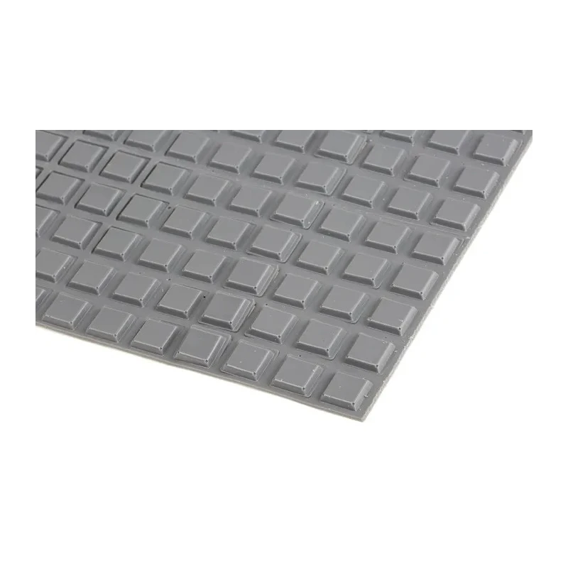 RS PRO Square Polyurethane Self-Adhesive Feet 12.7 mm Diameter 3 mm Thickness 173-5946