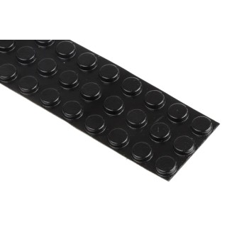 RS PRO Cylindrical Polyurethane Self-Adhesive Feet, 9.5 mm Diameter, Thickness 3.2 mm, Operating Temp -40°C to 173-5963