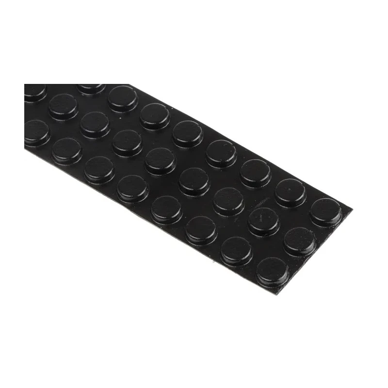 RS PRO Cylindrical Polyurethane Self-Adhesive Feet, 9.5 mm Diameter, Thickness 3.2 mm, Operating Temp -40°C to 173-5963