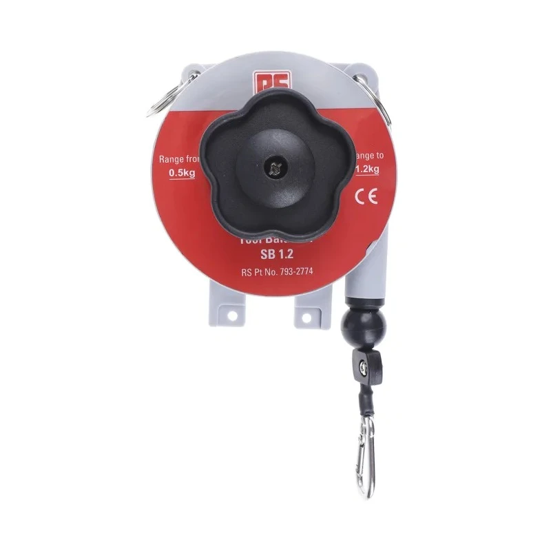 RS PRO 1.2 kg Tool Balancer with Adjustable Tension 1.6m Retractable Cord Plastic Housing 793-2774