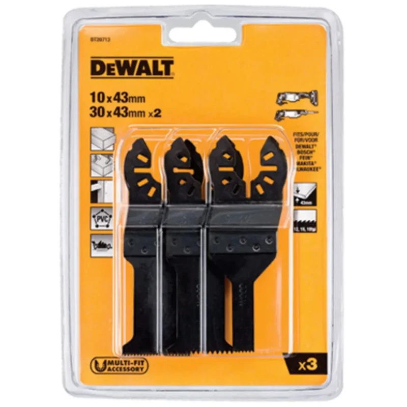DeWALT 3-Piece Professional Multitool Accessory Set DT20713-QZ