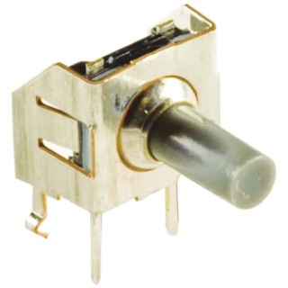 C & K IP60 Black Tactile Switch, 6.2 mm Actuator Length, SPST 50mA 32 V dc Through Hole KSL0V311LFT