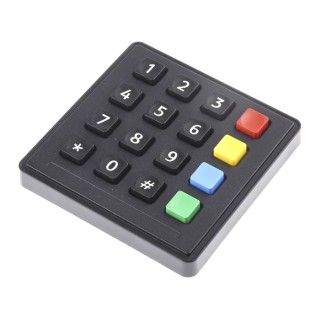 Storm IP65 16 Key Polymer Keypad 4x4 Layout Black Housing Plastic Actuator 