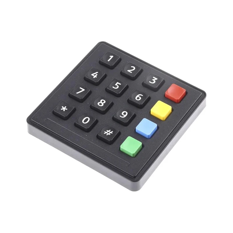 Storm IP65 16 Key Polymer Keypad 4x4 Layout Black Housing Plastic Actuator 