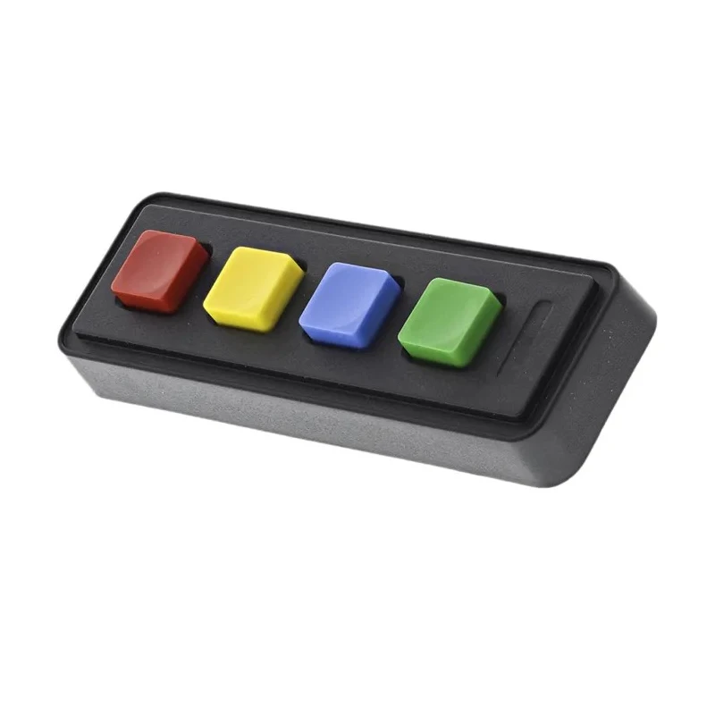 Storm IP65 4 Key Polymer Keypad Black Housing 1x4 Layout 720 BLK IP65