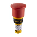 Eaton Compact Emergency Stop Push Button Panel Mount 22mm Cutout 2 NC IP66 IP67 IP69 C22-PVT45P-K02 121611 C22-PVT45P-K02