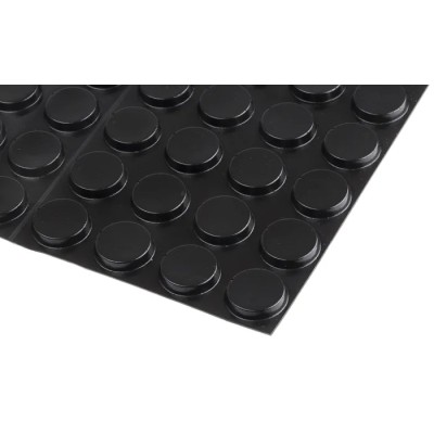 RS PRO Cylindrical Polyurethane Self-Adhesive Feet 19.1 mm Diameter 4.1 mm Thickness 173-5969