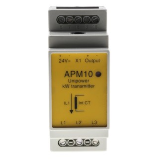 Unipower Motor Load Transducer 5A, 60A Current Rating, 24V DC Supply Voltage, Thermistor Sensing, Model APM10