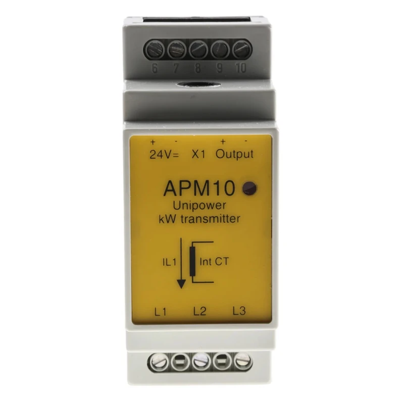 Unipower Motor Load Transducer 5A, 60A Current Rating, 24V DC Supply Voltage, Thermistor Sensing, Model APM10
