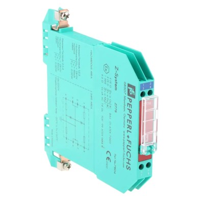 Pepperl + Fuchs 2 Channel Zener Barrier, ATEX Certified, DIN Rail Mount Z778