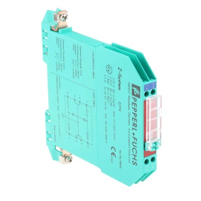 Pepperl + Fuchs 2 Channel DIN Rail Mount Zener Barrier, ATEX Certified, 27V DC Supply, Model Z779