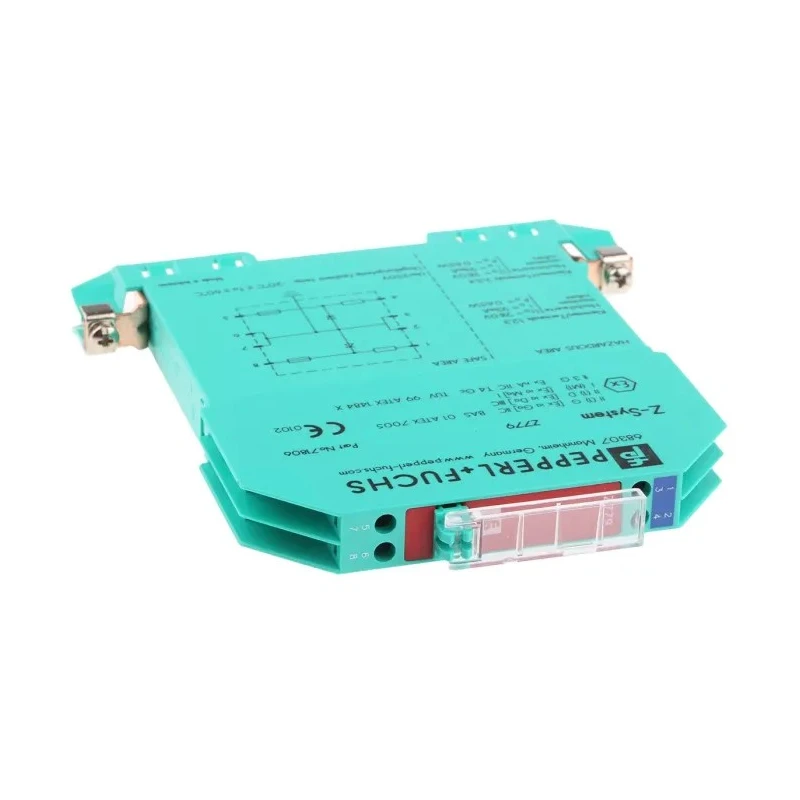 Pepperl + Fuchs 2 Channel DIN Rail Mount Zener Barrier, ATEX Certified, 27V DC Supply, Model Z779