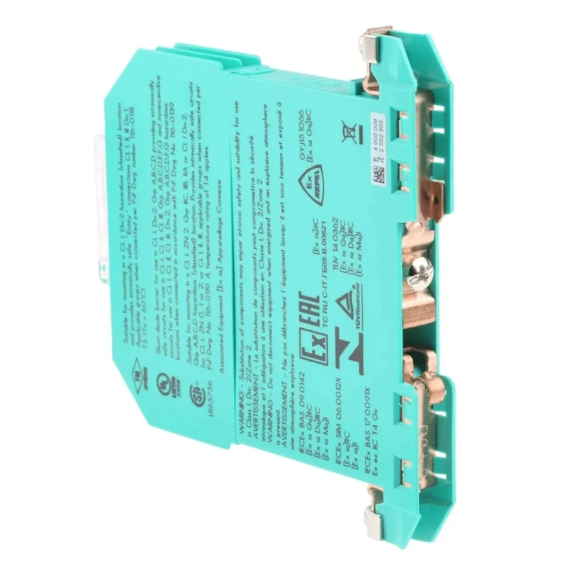 Pepperl + Fuchs 2 Channel DIN Rail Mount Zener Barrier, ATEX Certified, 27V DC Supply, Model Z779