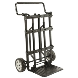 DeWALT Plastic, Metal Folding Trolley for use with TOUGHSYSTEM DS400, TOUGHSYSTEM DS150, TOUGHSYSTEM DS300 1-70-324