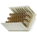 TE Connectivity Z-PACK HM-Zd 2.5 mm Pitch Backplane Connector, Straight Male, 10 Column, 3 Row, 60 Way 6469083-1