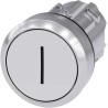 Siemens SIRIUS ACT 3SU10 Series White Momentary Push Button Switch, 22 mm Cutout, IP67, IP69K, IP66 3SU1050-0AB60-0AC0
