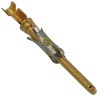 TE Connectivity Male Crimp Circular Connector Contact Contact Size 16 Wire Size 20, 24AWG 13A 250V Brass Gold 1-66103-7