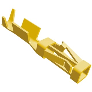 TE Connectivity AMPMODU Short Point Series Female Crimp Terminal, 5A Current, 24 AWG Min, 20 AWG Max, Gold 1-104479-2