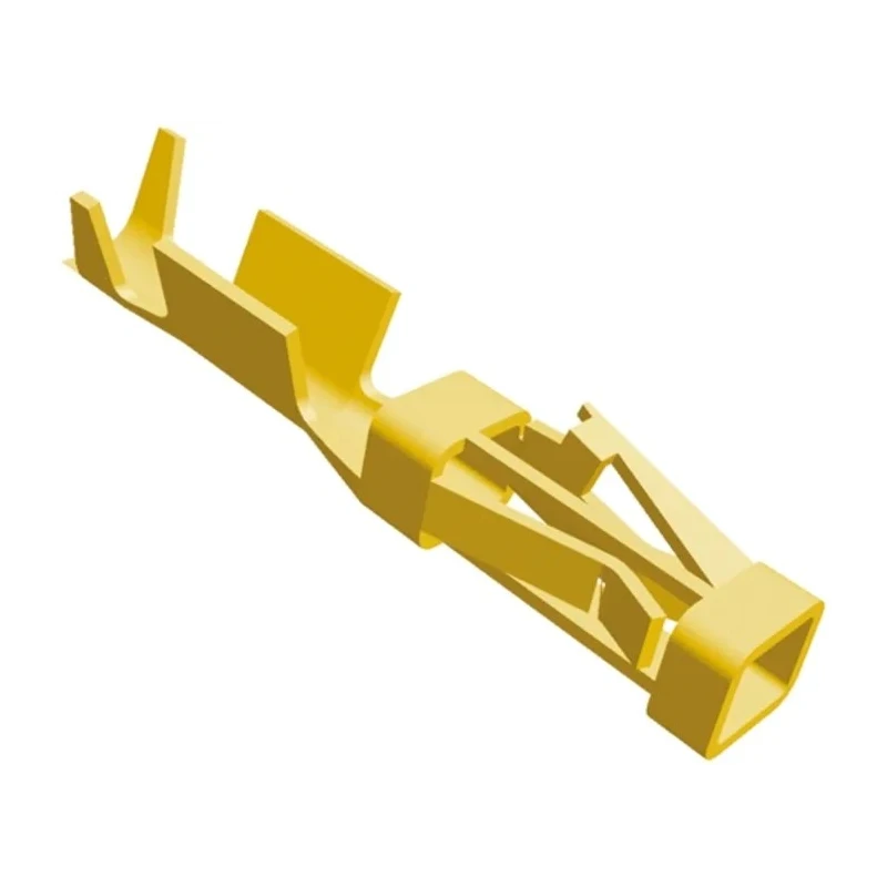 TE Connectivity AMPMODU Short Point Series Female Crimp Terminal, 5A Current, 24 AWG Min, 20 AWG Max, Gold 1-104479-2